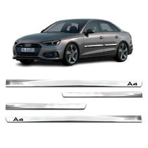 Kit Friso Lateral Slim Cromado Audi A4 2000 2001 2002 a 2022 - Shekparts