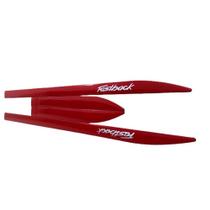 Kit Friso Lateral Slim Fastback Vermelho Montecarlo Flash