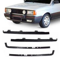 Kit friso moldura superior + inferior grade dianteira gol voyage parati gts gti 87 a 90