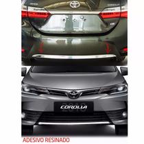Kit Friso Parachoque Corolla 2018 Dianteiro Traseiro Resinado