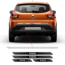 Kit Friso Porta-malas Kwid 2018 Á 2019 + Soleira Protetora Kit Friso Porta-malas Kwid 2018 Á 2019 + Soleira Protetora