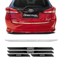 Kit Friso Porta-Malas Yaris Hatch 18/19 + Soleira Protetora Kit Friso Porta-Malas Yaris Hatch 18/19 + Soleira Protetora