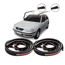 Kit Friso Teto Borracha Pingadeira Gol 2 Portas G3 E G4