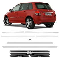 Kit Frisos Porta-malas Stilo + Aplique Lateral E Soleira Kit Frisos Porta-malas Stilo + Aplique Lateral E Soleira