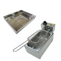 Kit Fritadeira Elétrica 3,5L Escorredor de Óleo Inox 220V