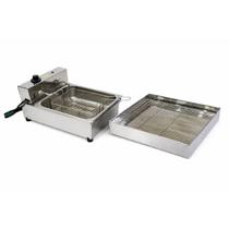 Kit Fritadeira Elétrica 5L Escorredor de Óleo Inox Grande Voltagem:110V Kit Fritadeira Elétrica 5L Escorredor de Óleo Inox Grande Voltagem:110V