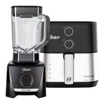 Kit Fritadeira Inox Compact 4,6L e Liquidificador 1400 Full Oster Kit Fritadeira Inox Compact 4,6L e Liquidificador 1400 Full Oster