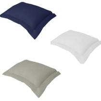 Kit Fronha 400 Fios 2 Unidades 50x70cm Cores Sortidas Tessi