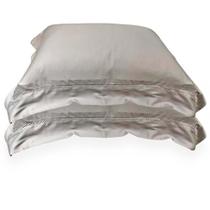 Kit Fronha 50x70cm 300 Fios Bordada Charlotte 2 peças - Domani Kit Fronha 50x70cm 300 Fios Bordada Charlotte 2 peças - Domani