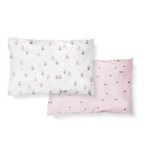 Kit Fronha Bebê 100% Algodão 31x 22cm 02 Un. Papi Composê