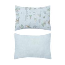 Kit Fronha Bebê Lisa e Estampada 100% Algodão C/ 2 unidades - Papi