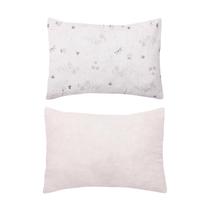 Kit Fronha Bebê Lisa e Estampada 100%Algodão C/2 Unidades - Papi