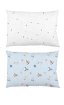 Kit Fronha Bebê Malha Fio 30 Estampado 40cmx28cm Bublim C/2 unidades Kit Fronha Bebê Malha Fio 30 Estampado 40cmx28cm Bublim C/2 unidades