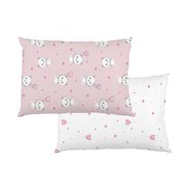 Kit Fronha Bebê Malha Fio 30 Estampado Bublim C/2 unidades