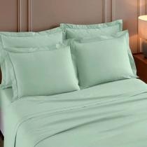 Kit Fronha Buettner Reffinata 230 Fios 2 peças Verde Alecrim- 100% Algodão - 50x70cm Kit Fronha Buettner Reffinata 230 Fios 2 peças Verde Alecrim- 100% Algodão - 50x70cm