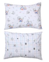 Kit Fronha Estampada Bebê 40x30cm 100% Algodão Papi Baby Kit Fronha Estampada Bebê 40x30cm 100% Algodão Papi Baby