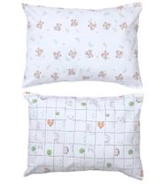 Kit Fronha Estampada Bebê 40x30cm 100% Algodão Papi Baby