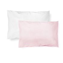 Kit Fronha Malhas Lisa 40 x 28Cm Com 2 Pçs Rosa Papi Kit Fronha Malhas Lisa 40 x 28Cm Com 2 Pçs Rosa Papi