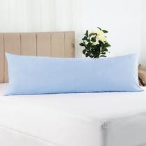 Kit fronha percal 180 fios e travesseiro de corpo xuxão