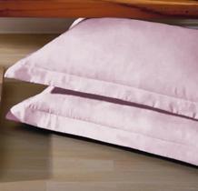 Kit Fronhas de Aba Percal 600 Fios Egípcios Sofisticação e Conforto