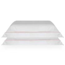 Kit Fronhas Kacyumara Lazio 300 Fios 50x70cm - 100% Algodão - 2 peças Kit Fronhas Kacyumara Lazio 300 Fios 50x70cm - 100% Algodão - 2 peças