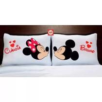 Kit Fronhas Mickey e Minnie Personalizadas