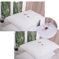 Kit Fronhas TNT Impermeável Mário 4Peças c/ Zíper Branco Kit Fronhas TNT Impermeável Mário 4Peças c/ Zíper Branco