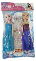Kit Frozen Bonecas, Acessórios, Unhas E Folha Para Colorir