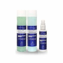 Kit Fruit Therapy Shampoo Condicionador Leave-In Efeito Liso