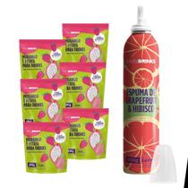 Kit Fruits Morango E Pitaya + Espuma Grapefruit Easy Drink