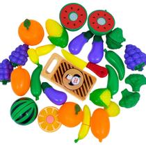 Kit Frutas Frutinhas Legumes De Brinquedo Com tiras autocolantes Crec