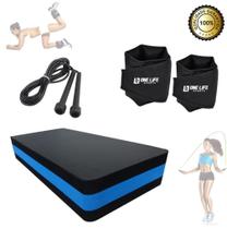 Kit Funcional Em Casa Caneleira 2 Kg + Step + Corda