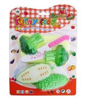 Kit funny food frutas e legumes para cortar
