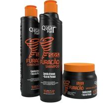 Kit Furacão: Shampoo + Condicionador + Máscara 300/300/250g