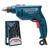 Kit Furadeira Bosch 3/8 450W 127V e Conj.Broca Madeira 7Pc