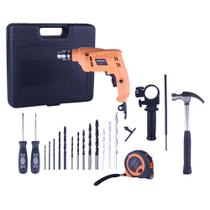 Kit Furadeira de Impacto 3/8" 19 Peças 650W Mondial Rodrigo Hilbert FIRH01M 127V