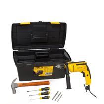 Kit Furadeira De Impacto 700w 1/2pol 127V ALV+3CH+MART+CX SDH700KS1BR - Stanley