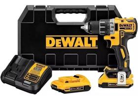 Kit Furadeira E Parafusadeira Sem Fio Dewalt, Modelo Dcd796d2, Furadeira De Impacto 13mm Com Maleta De Transporte
