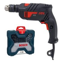 kit Furadeira Impacto 1/2" 220V Skil 6555 570W X-line 33 PÇS kit Furadeira Impacto 1/2" 220V Skil 6555 570W X-line 33 PÇS