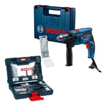 Kit Furadeira Impacto Bosch Gsb 13 Re 750w Com 41 Peças 110v