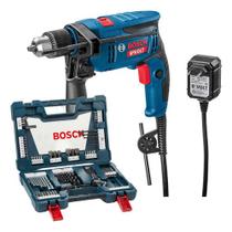 Kit Furadeira Impacto Parafusadeira Bosch Gsb13re 750w Bivolt Com 83 Peças