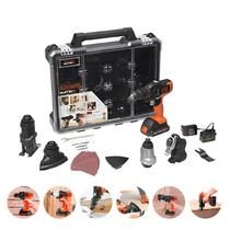 Kit Furadeira Parafusadeira 6 em 1 sem Fio 20v Black Decker