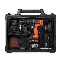 Kit Furadeira Parafusadeira de 20V 6 em 1 Matrix Black+Decker