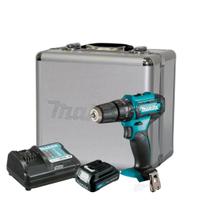 Kit Furadeira Parafusadeira Hp333 Carregador + Bateria Com Maleta