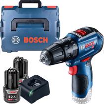 Kit Furadeira Parafusadeira Imp. Gsb12v-30 com Maleta L-Boxx + 2 Baterias e Carregador Bosch