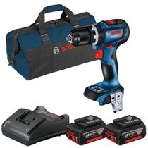 Kit furadeira/parafusadeira impacto 1/2" 90C Brushless SB Bolsa 2 Bat 18V 4,0Ah Carregador Bivolt - BOSCH Kit furadeira/parafusadeira impacto 1/2" 90C Brushless SB Bolsa 2 Bat 18V 4,0Ah Carregador Bivolt - BOSCH