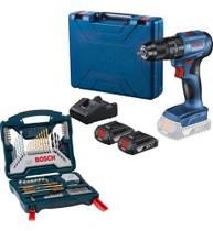 Kit Furadeira Parafusadeira Impacto Gsb 185 Li 2 Bat 70 Pcs Kit Furadeira Parafusadeira Impacto Gsb 185 Li 2 Bat 70 Pcs