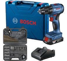 Kit Furadeira Parafusadeira Impacto Gsb 185 Li Bosch 103 Pcs