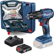 Kit Furadeira Parafusadeira Impacto Gsb 185 Li Bosch 103 Pcs