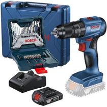 Kit Furadeira Parafusadeira Impacto Gsb 185 Li Bosch 33 Pcs